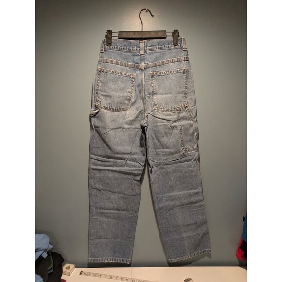 Lands End Jeans Women's Blue Light Wash High Rise Mom Jeans Size 4 - Picture 2 of 12